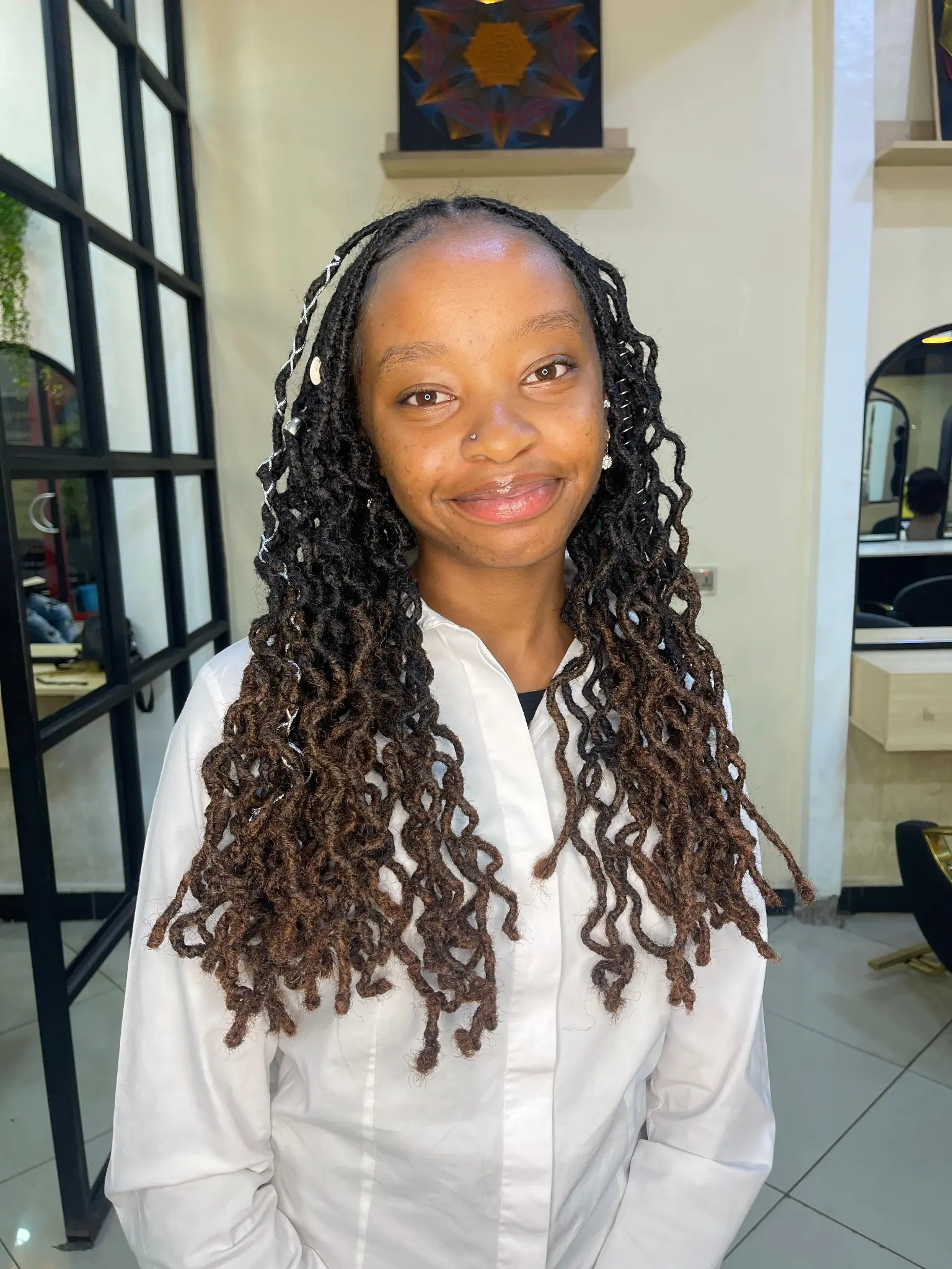 Bella Locs Studio — finished loc style
